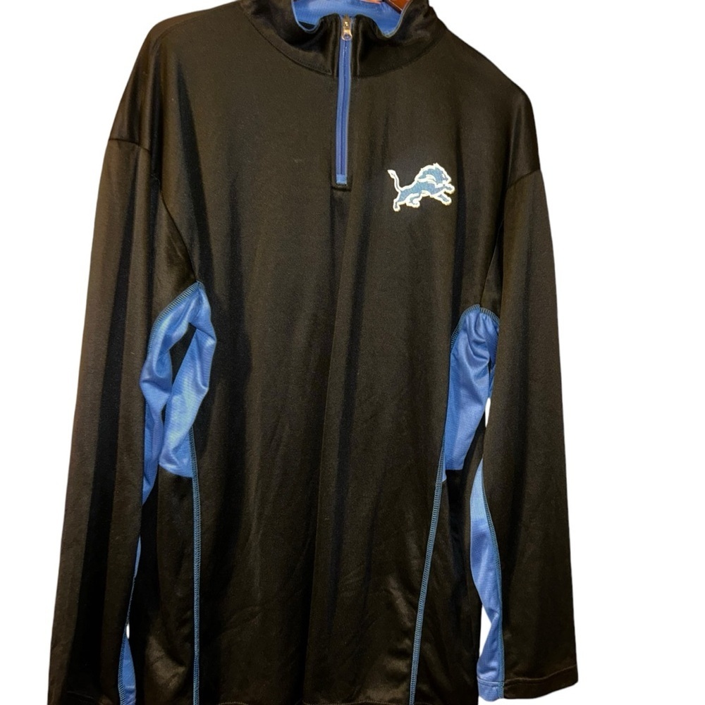 Men nfl detroit lions black pullover size XLT extra large tall
